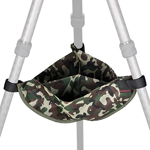 Tripod Weight Stone Bag Heavy Duty Camouflage Sandbag Butler Pouch to Tripod Legs, 2524