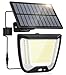 Price comparison product image spqment Outdoor Solar Powered Security Lights: 288 LED Solar Outdoor Garden Flood Light 3 Motion Sensor Mode Outside Solar Panel Floodlight 270° Lighting IP65 Waterproof for Garden Shed Yard Porch