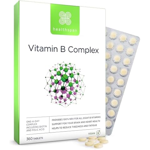 Healthspan Vitamin B Complex for Energy and Health Cover