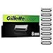 GilletteLabs Pack de 8 Recambios Para Maquinillas De Afeitar, Cuchillas De Afeitar Con 5 Hojas y Banda Lubricante, Compatible Con Todas Las Maquinillas GilletteLabs