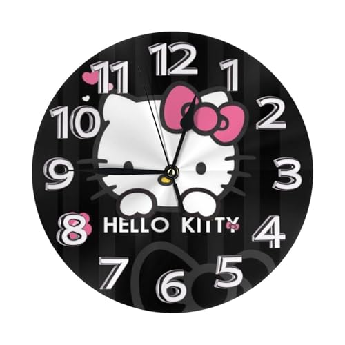 �n���[�L�e�B �Ǌ|�����v �E�H�[���N���b�N �u�����v ���a25cm �C���e���A �ǂ������v �A�i���O �É� �A���b�j Wall Clock �d�r�� �x�b�h���[�� �u���|�����p ���₷�� �f�X�N�g�b�v�N���b�N ���b�s���O