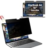 KiimLaa Magnetischer Sichtschutzfolie für MacBook Air 15 zoll (2023-2026, M5 / M4 / M3 / M2), Abnehmbarer Sichtschutz Privacy Filter Displayschutz für MacBook Air 15 (2026-2023, M5 / M4 / M3 / M2)