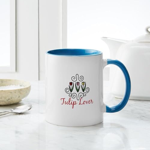 Taza de cerámica CafePress 11 oz Tulip Lover miniatura 6