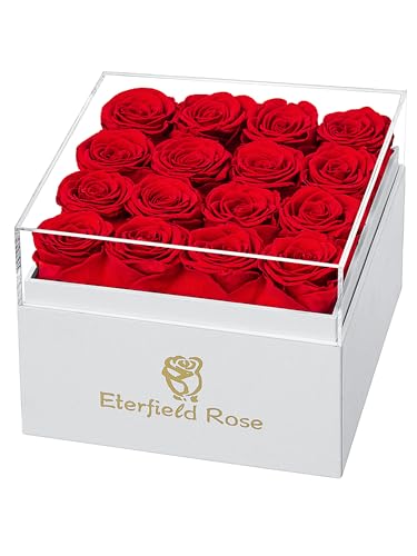Eterfield Forever Flowers Preserved Roses Real Roses That Last Over a Year Rose Box Gifts...