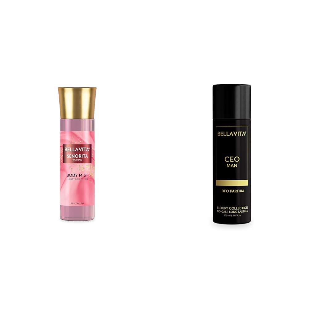 Bella Vita Luxury Senorita Women Body Spray Mist For Refreshing Floral & Pomegranate Long Lasting Fragrance With Mint 150 Ml CEO MAN Body Parfum-picture-21