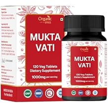 ORGANIC SPREE Mukta Vati 120 Tablets Ayurvedic Blend Supports Heart Health & Blood Pressure Balance*