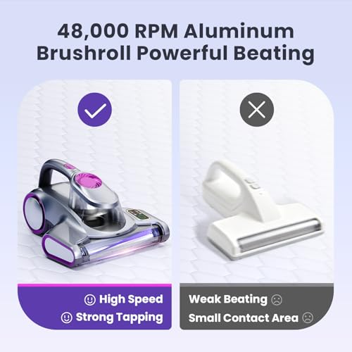 Image of ezly Mattress Vacuum Cleaner with 18KPa Strong Suction, Mattress Cleaner
