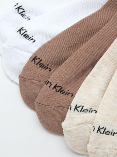 Image of Calvin Klein Quarter Socks for Women - 6 Pack Cushioned Ankle Socks - Quarter Cut, Breathable, Lightweight, Athletic Design