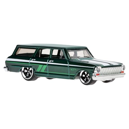 Hot Wheels 1:64 Escala, Camioneta Die-Cast Chevy Nova '64 miniatura 2