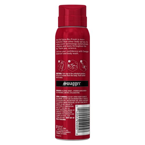 Old Spice PG-6540 Red Zone Swagger Men'S Body Spray 3.75 Ounce thumb #3