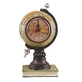 orologi antichi da tavolo in legno Orologio da tavolo vintage Globe Design Puoi posizionarlo sul tavolo come decorazione attraente.