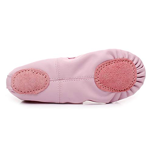 TINRYMX Girls Bow-Knot Ballet Slippers Ballet Practice Shoes Toddlers/Kids4