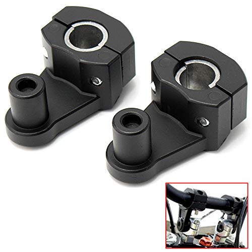 Maso Moto Guidon Riser 7/20,3 cm 22 mm et 11/20,3 cm 28 mm en alliage d'aluminium durable Barres Collier de serrage - Image 3