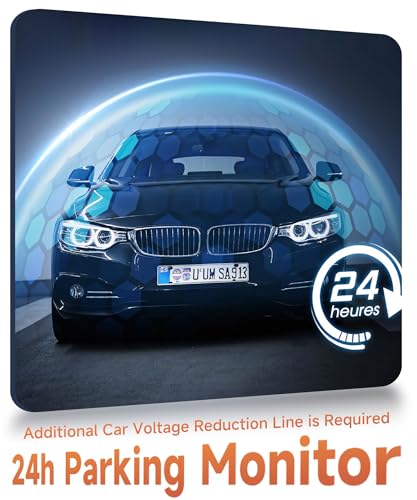 Rimoody 4 Canales Dashcam para Coche 360°, 4 1080P Delantera y Trasera Izquierda Derecha, 3 Pulgadas IPS Dash CAM 1080P con Visión Nocturna IR/Vídeo en Bucle/24H Monitor/Asistencia de Estacionamiento - imagen 6