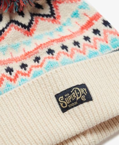Bonnet en maille avec motif femme Superdry - vue 5