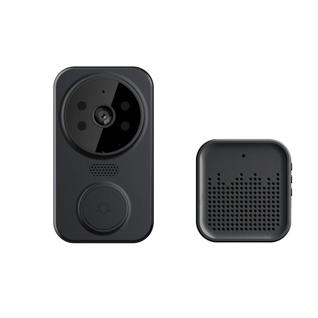 MOBYGKFY Smart Visual Doorbell Video Door Bell Two-way Intercom Intelligent Infrared Night Vision Remote Monitoring
