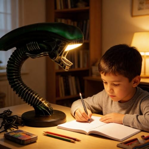 JUIANG Alien Lamp LED Reading Lamp Xenomorph Lamp