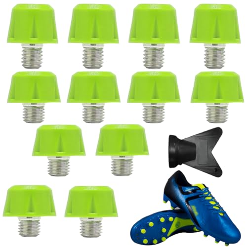 Lot de 12 Crampons universels M5 – Crampons de Rechange à Visser pour Chaussures de Football, Rugby et américain – Stables et antidérapants, adaptés...
