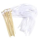 Xnegau – Xnegau Wedding Wands Hochzeit 30 Stück mit Glöckchen,Weiß