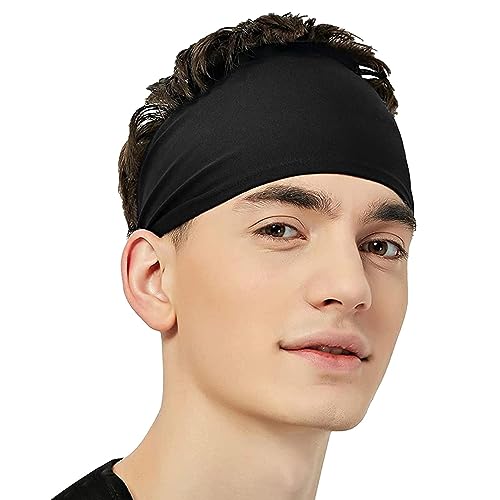 Mens Headbands Esportes | Sweatband algodão esportes - Faixas cabelo treino para cabelos femininos,