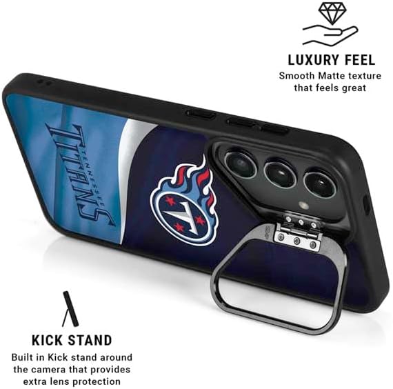 Skinit Kickstand Phone Case Compatible with Galaxy S25 Ultra - Officially Licensed NFL Tennessee Titans Design