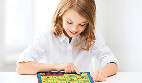 Lexibook, La Pat Patrouille, Poster éducatif bilingue, vocabulaire, Musique, Quiz, JCMAT10PAi1