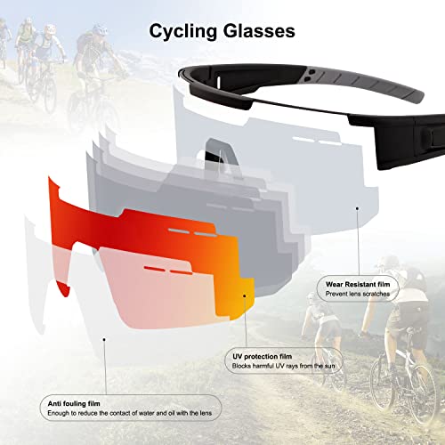 Xiyalai Sport Sunglasses Cycling Sunglasses Uv400 Protection Baseball Glasses For Men Women Biking Fishing Climbing #TOP1