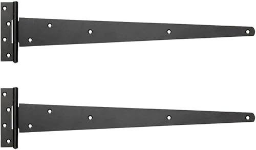 Perry™ 450mm 18" Strong Tee Hinges Black