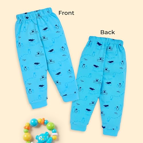 Image of LuvLap Baby Boys 100% Cotton Pyjama Sets, Pack of 03