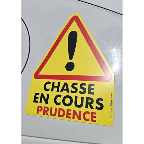 Triangle Magnétique Résistant Chasse en cours Jaune et Rouge - 4