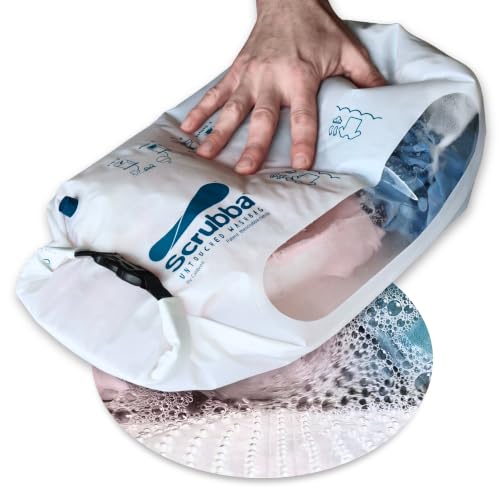 Scrubba Wash Bag UNTOUCHED - Patented Washboard-in-a-Bag...