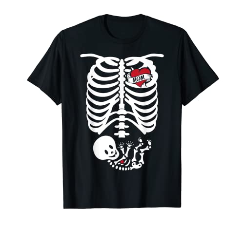 X-Ray Skeleton Embarazada – Halloween Mamá Disfraz Regalo Camiseta