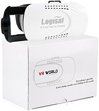 Cctvex 3D VR Glasses 3D VR Headset Virtual Reality Box with Adjustable Lens and Strap for iPhone 5 5s 6 plus Samsung S3 Edge Note 4 and 3.5-6.0 inch Smartphone for 3D Movies And Games