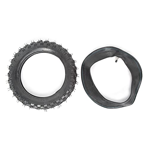 Conjunto de Tubo Interno de Pneu de Borracha para Motocicleta, 2.5 X 10 Polegadas, Adequado para Xr