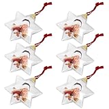 HOOTNEE Set 6 Pendenti Fai da Te Trasparenti in Plastica a Forma di Sfera Esagonale da 10 Cm, Decorazioni Sospese per Festa Cornice Portafoto, Ornamenti Creativi per Addobbi Casa e Party