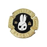 FAMENG シエル・ファントムハイヴ ピーターラビット バッジ ブローチ コスプレ道具 コスチューム小物 円形 金属 アクセサリー 飾り アニメ かわいい 軽量 かっこいい cosplay プレゼント [並行輸入品]