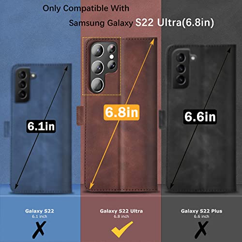 Custodia per Samsung S22 Ultra 5G Cover Clear View...