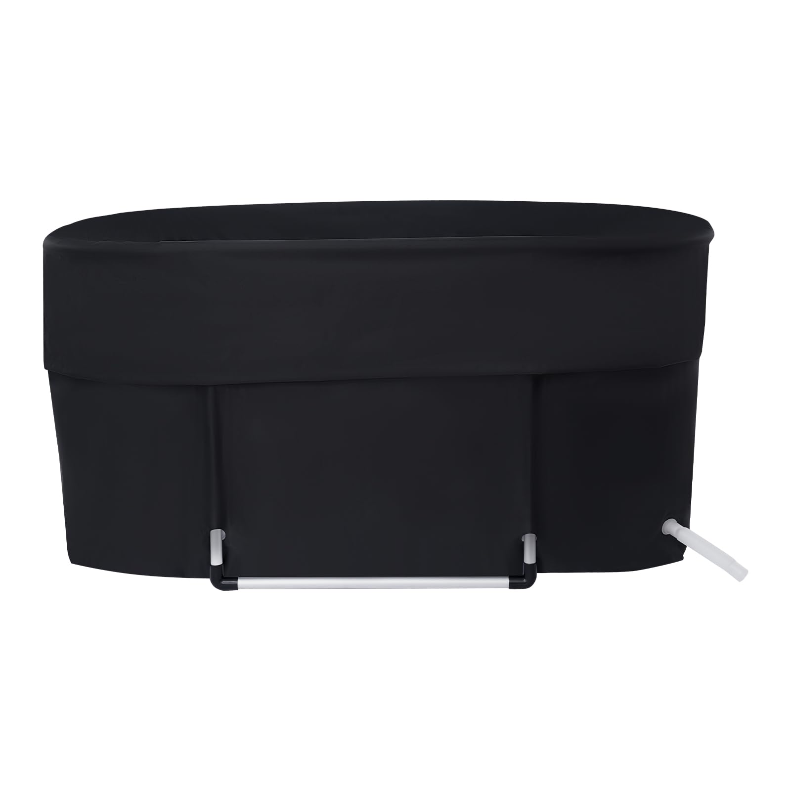 Vasca da bagno pieghevole per adulti, 115 x 57 x 55 cm, isolata con isolamento a 6 strati, per attività all'aria aperta, per atleti