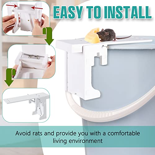 3 Pcs Walk The Plank Mouse Trap Flip And Slide Bucket Mice Rat Trap Pest Control Traps For Mouse Catch And Release Waterproof Durable Auto Resetting Humane #TOP3
