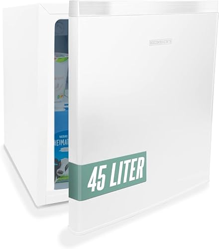 HEINRICHS Mini-Getränkekühlschrank 45L Weiß mit Kühlfach