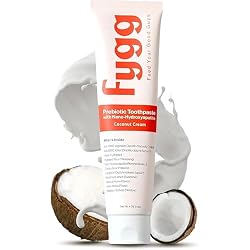Fygg Fluoride-Free Toothpaste, Coconut Cream Flavor, 4oz | Prebiotics, Nano-Hydroxyapatite Remineralizing, Sensitive Teeth, Whitening & Enamel Repair