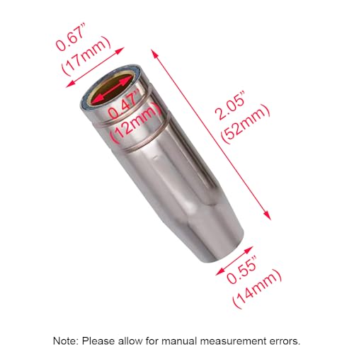 BE-TOOL 18 peças de acessório de pistola de solda Mig/Mag, para tochas de soldagem MIG/MAG, inclui 1
