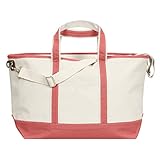 Tag&Crew Solid Boat Weekender Multipocket Carry-on Heavy Canvas Unisex Duffle Bag with Detachable Ad