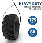50 Pcs Extra Long Zip Ties 36 Inch, Heavy Duty Cable Ties with 200 Pounds Tensile Strength, Self-Locking UV Resistant Nylon Tie Wraps for Outdoor Use