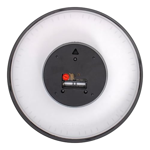 Image of Rylan Plastic Digital Wall Clock 12 inch Silent Quartz Decorative Non-Ticking Classic Clock Battery Operated Round Easy to Read for Room /Home /Kitchen /Bedroom /Office /School (Rose White)'