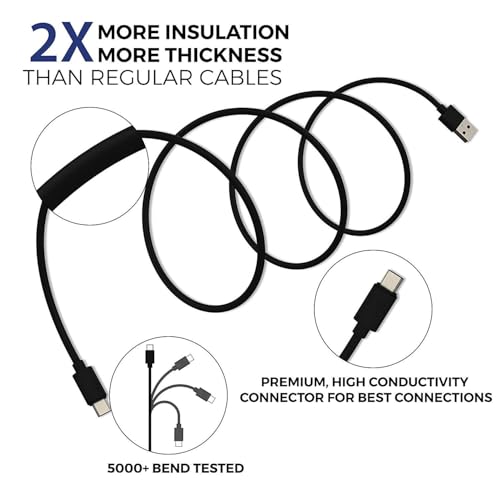 Image of 18W Charger for Xiaomi Redmi 13C 5G / 13 C Charger Original Adapter Like Android Mobile Fast USB Wall Charger with 1 Meter USB Type C Charging Data Cable (3 Amp, TMI16, Black)