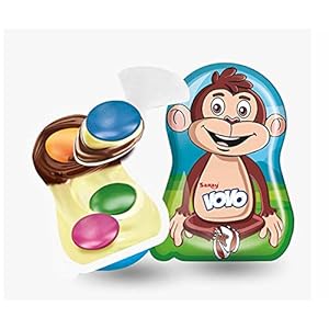 SARAY VOVO melkchocoladecrème voor kinderen, met chocoladedragee en verrassingsspeelgoed, 24 x 20 g, grote verpakking, kinderverjaardag, halal snoep, verkoopdisplay, kinderchocoladebox