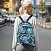 YETTASBIN Fashion Quilted Mini Backpack for Women & Girls - Jellyfish Lightweight Casual Travel Daypack, S(8.5L)