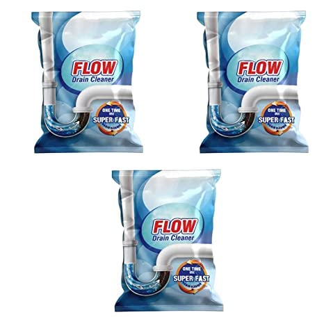 Molzo Drain Cleaner Powder for Removes Clogs, Blockages in Washbasin, Septic Tank, Sinks, Pipes Within 30 Mins