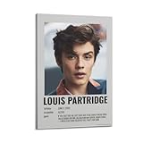 MarXan Louis Partridge Excellent Movie Actor Modern Canvas Painting Wall Art for Living Room Bedroom Bathroom Office Home Decor 08x12inch(20x30cm) Frame-style